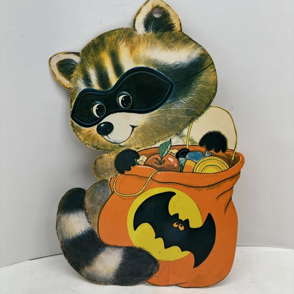 Vintage Halloween Die Cut Cardboard Wall Window Decorations Beistle Eureka Lot 9